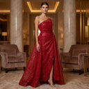 Estelle Strapless Ball Gown